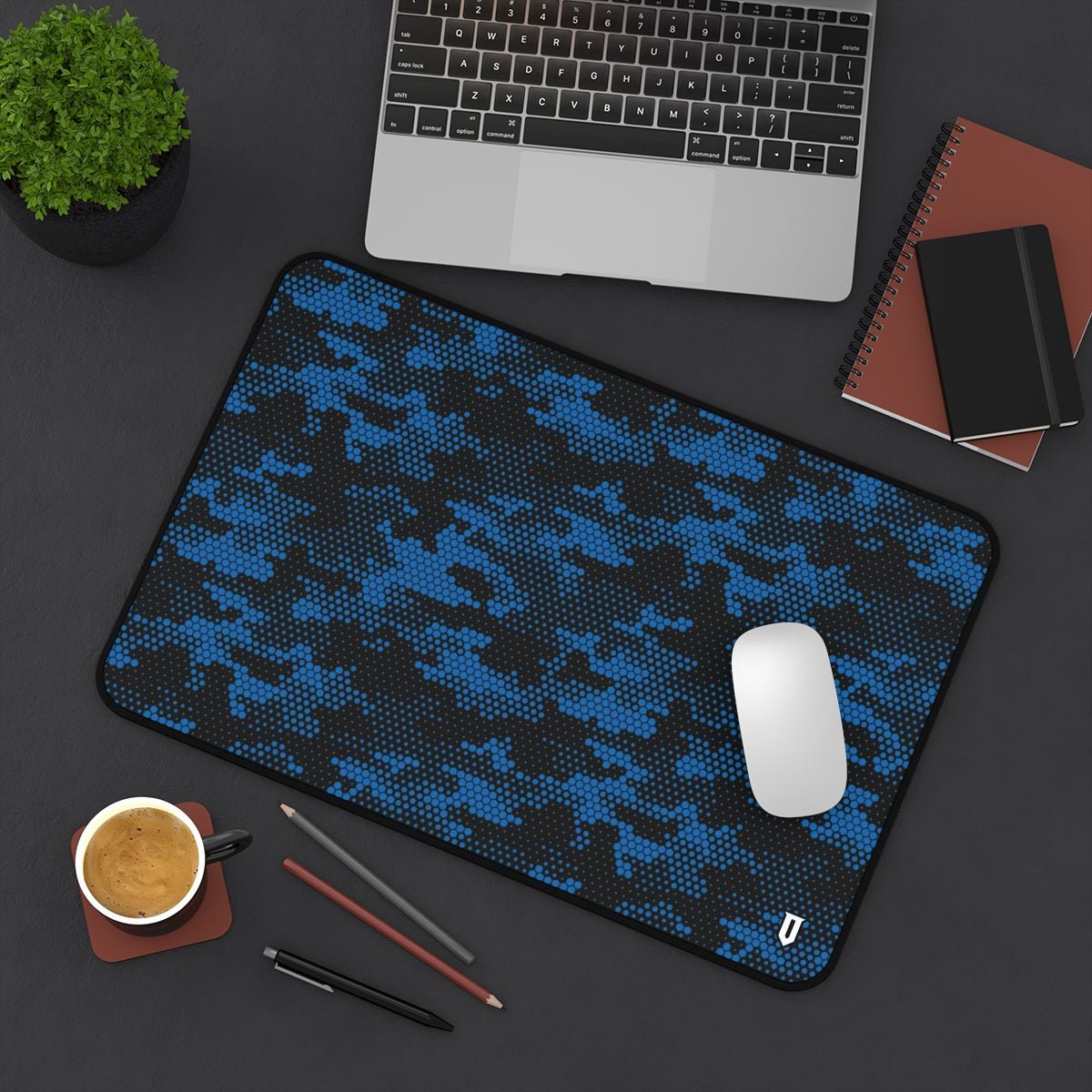 Blue Hexagonal Camo Mousepad - Optimus