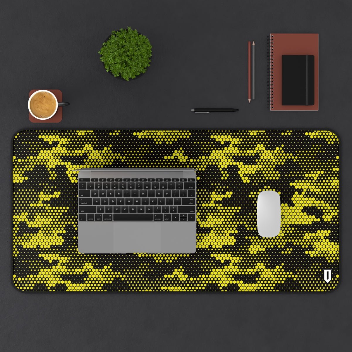 Gold Hexagonal Camo Mousepad - Optimus