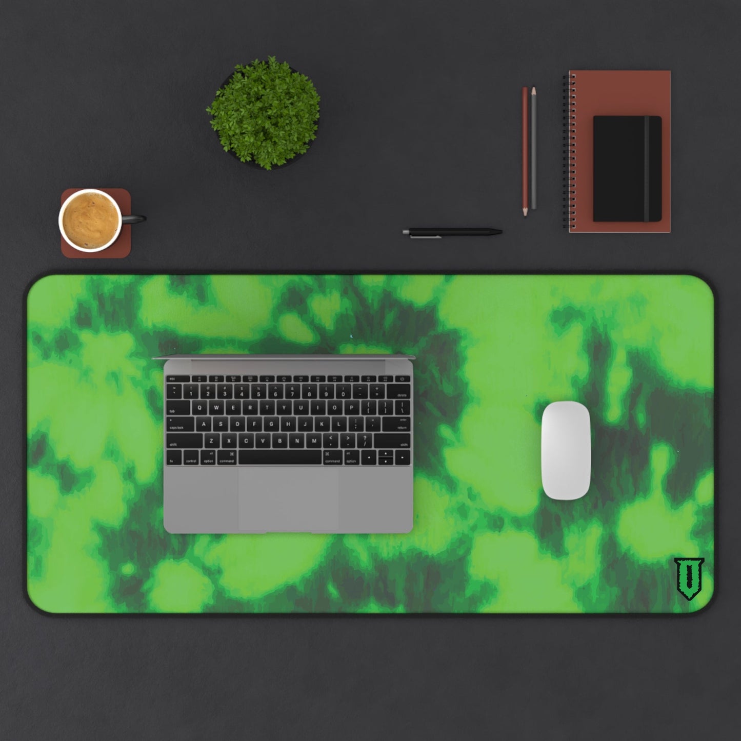 Green Acid Dye Mousepad - Optimus