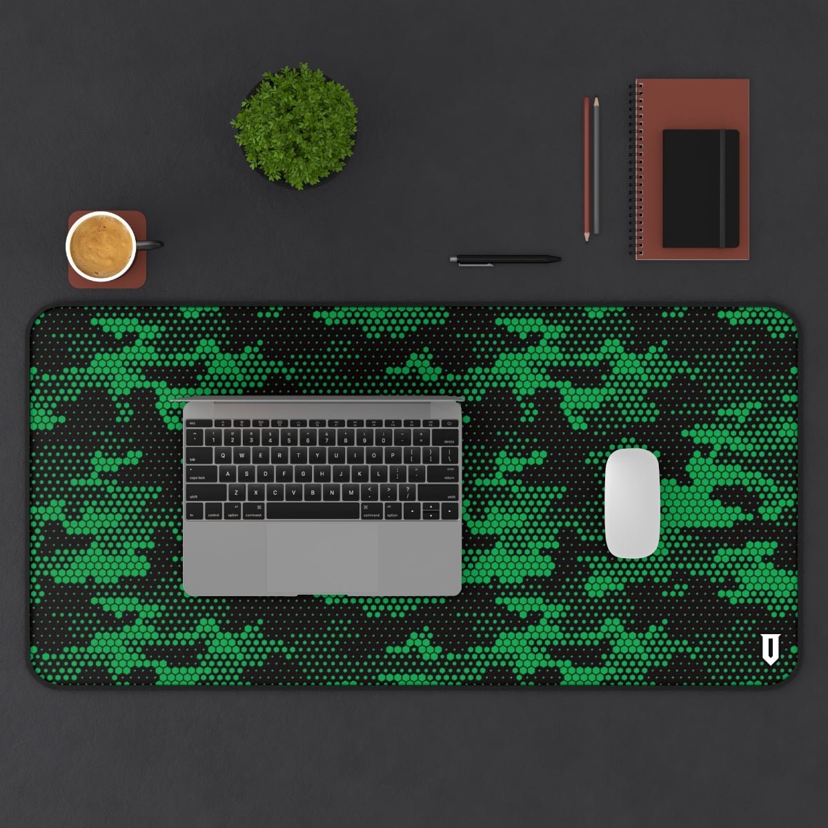 Green Hexagonal Camo Mousepad - Optimus
