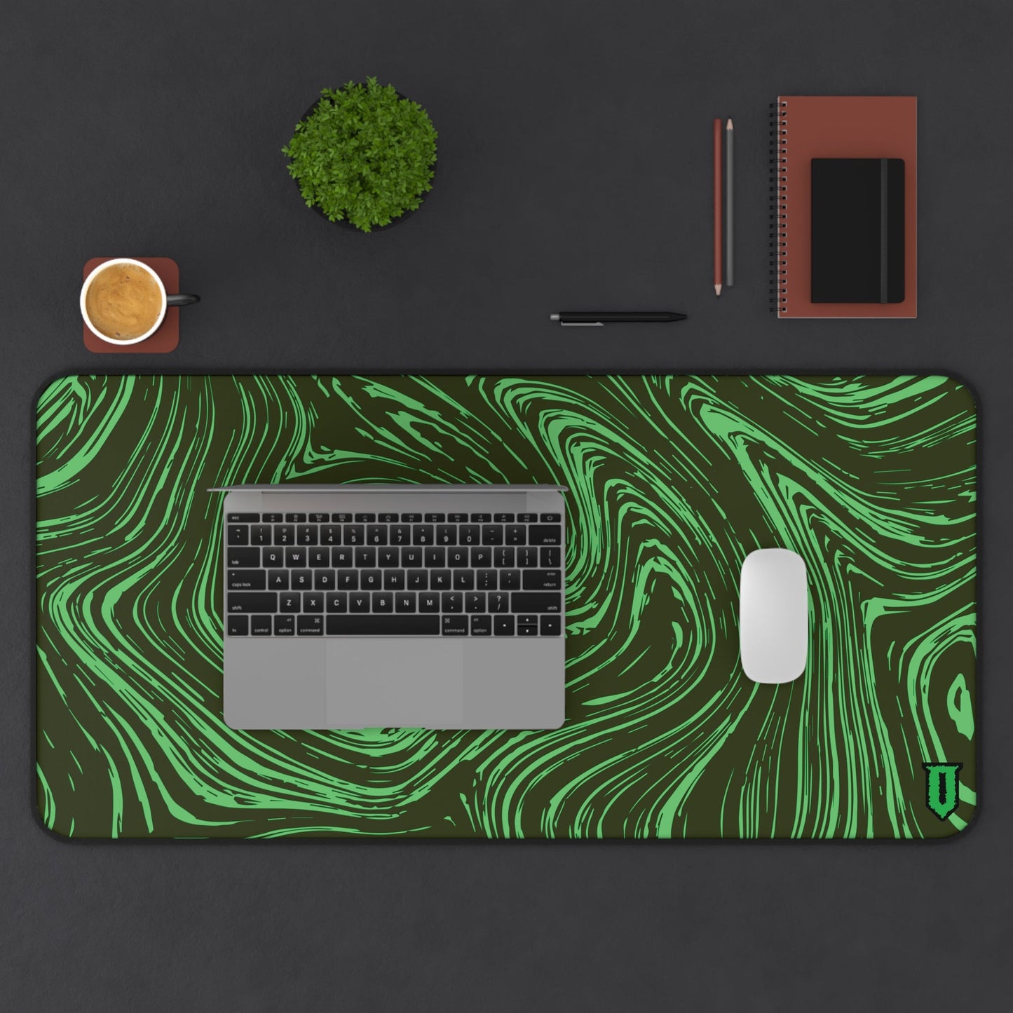 Green Marble Mousepad - Optimus