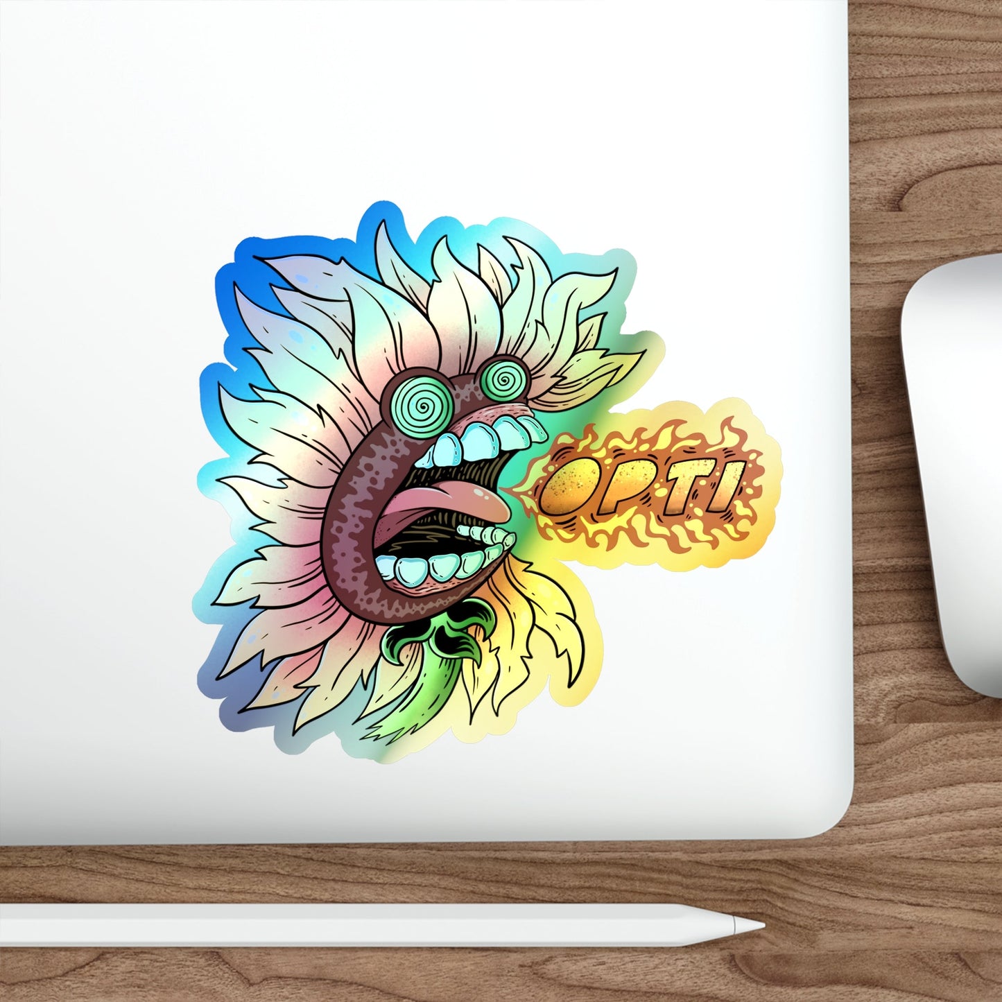 Optimus Fireflower Holo Sticker - Optimus