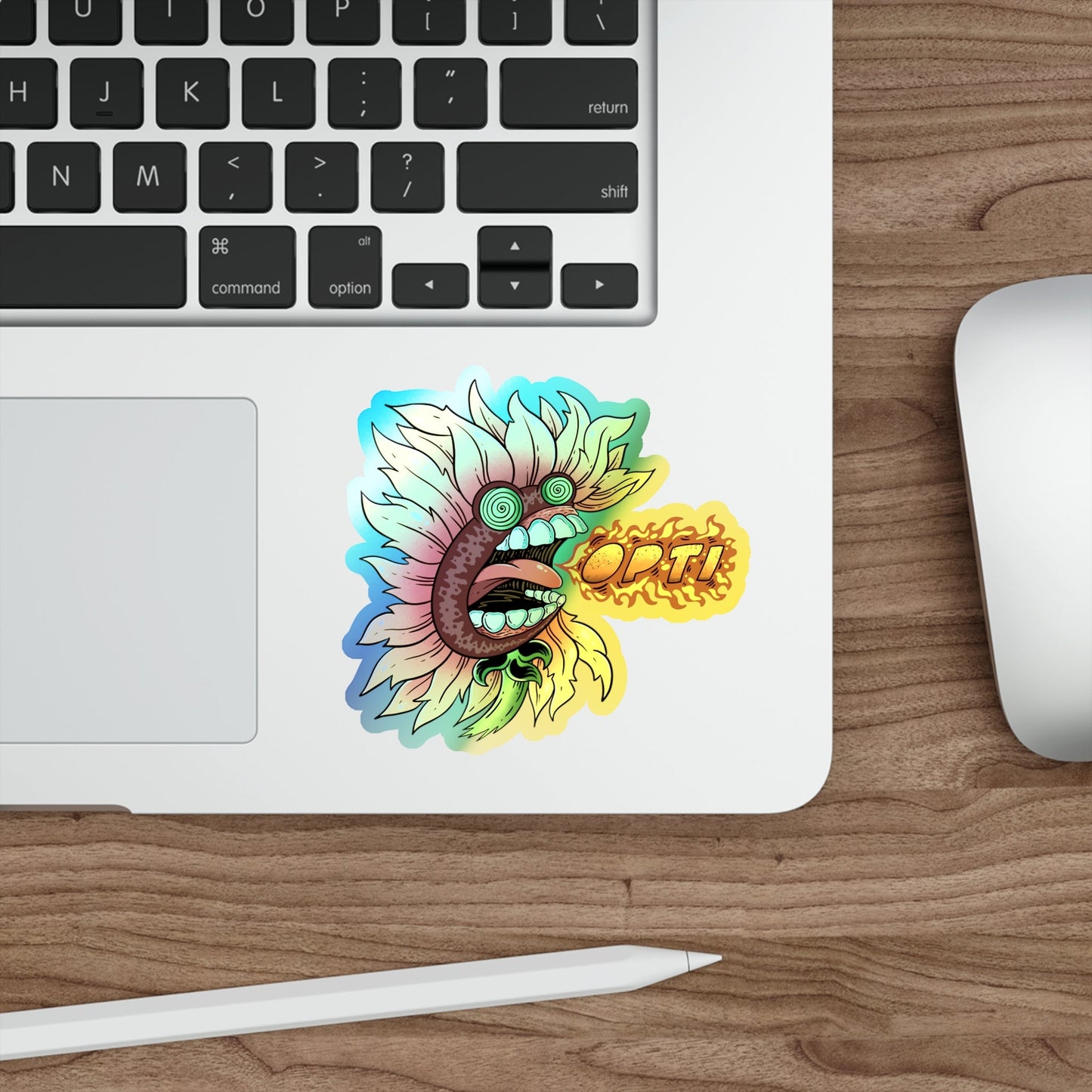 Optimus Fireflower Holo Sticker - Optimus