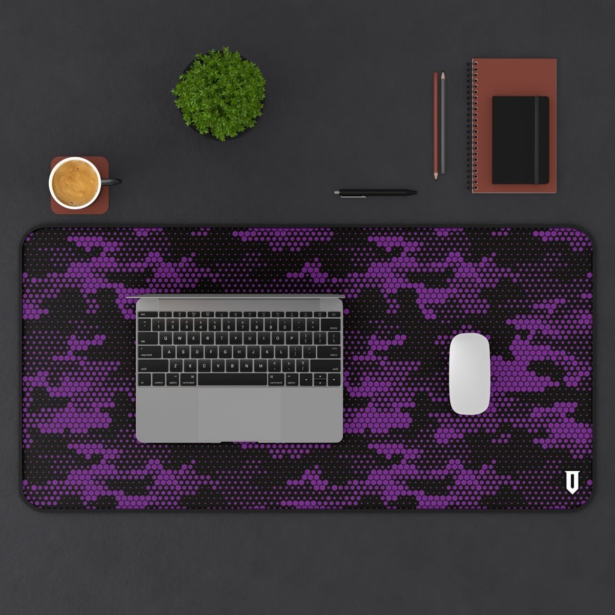 Purple Hexagonal Camo Mousepad - Optimus