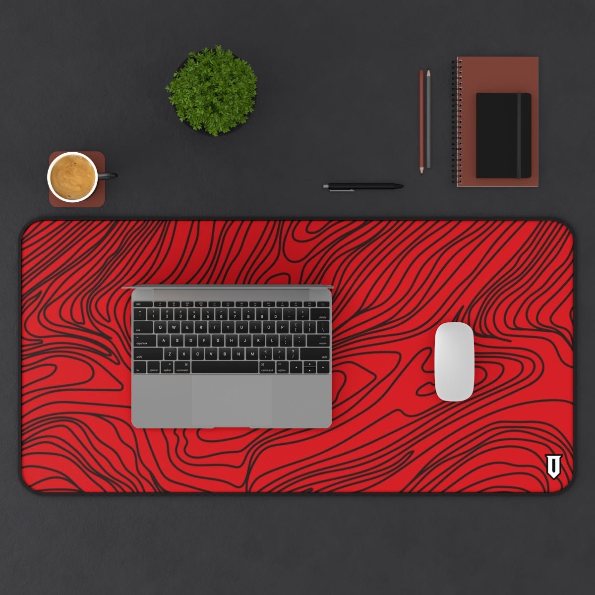 Red Damascus Mousepad - Optimus