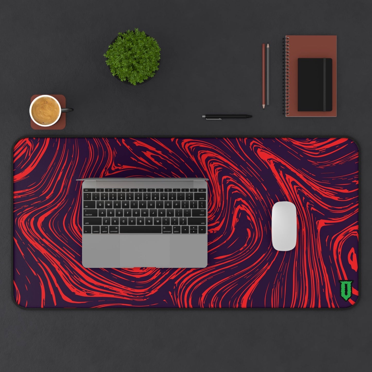 Red Marble Mousepad - Optimus