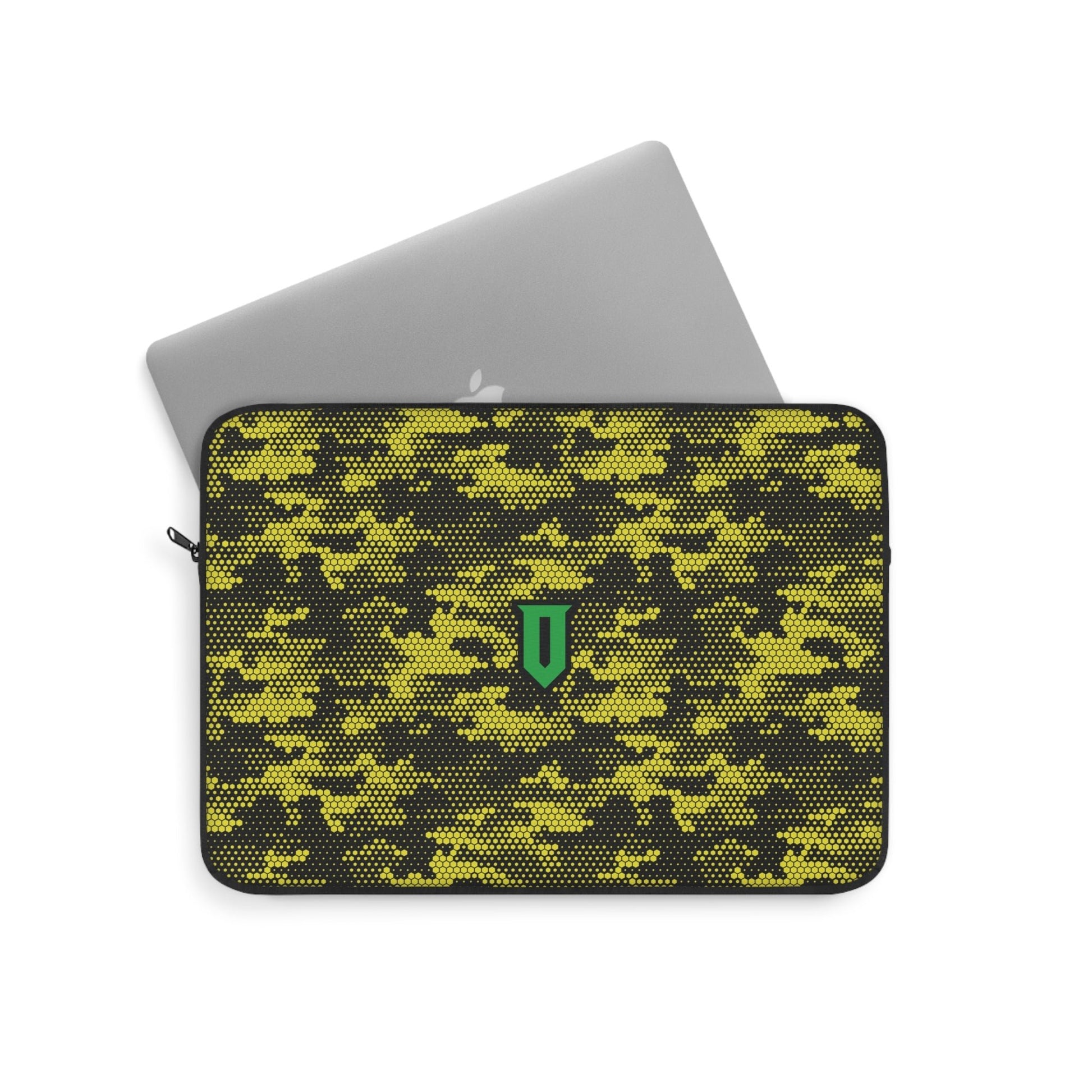 Gold Hex Camo Laptop Sleeve - Optimus