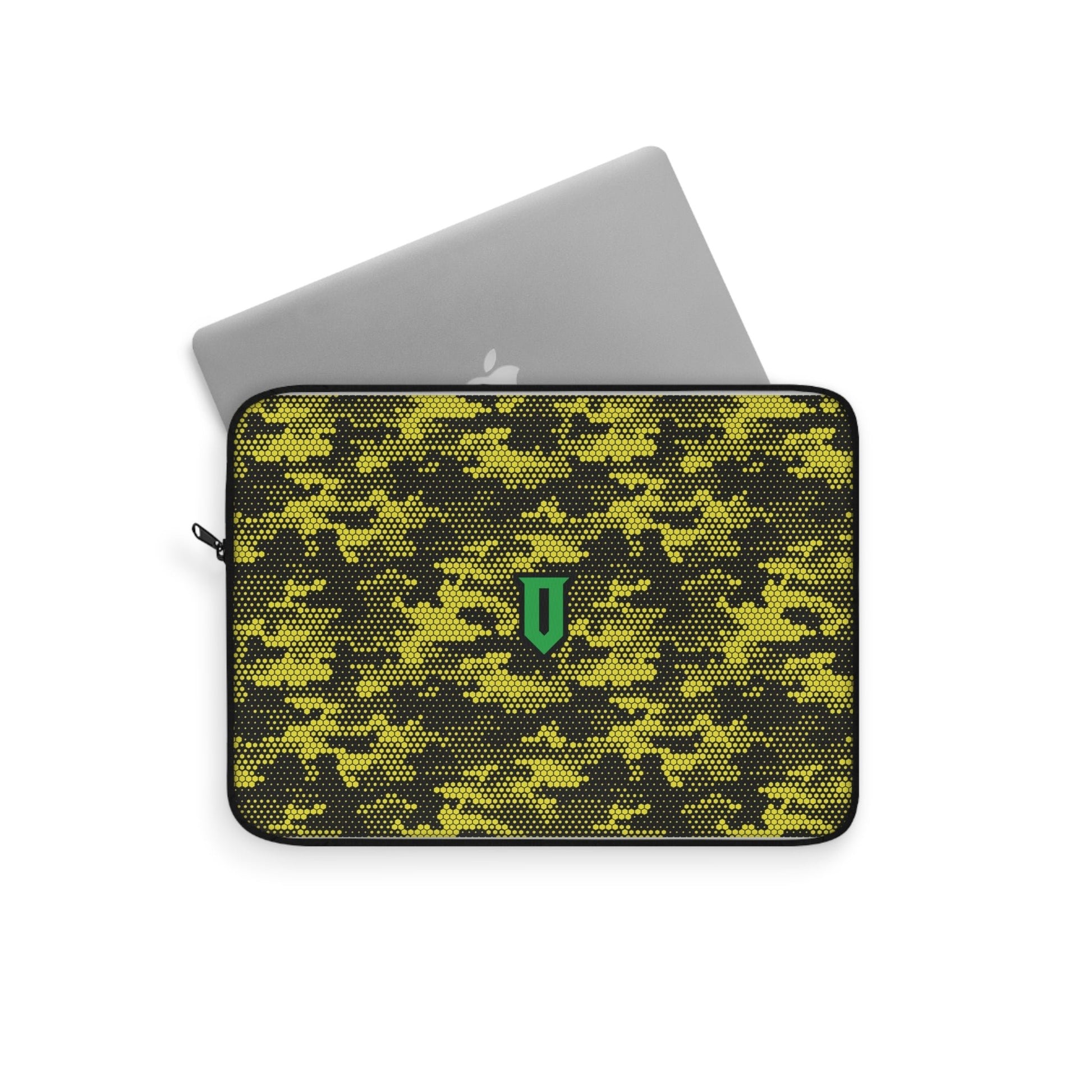 Gold Hex Camo Laptop Sleeve - Optimus