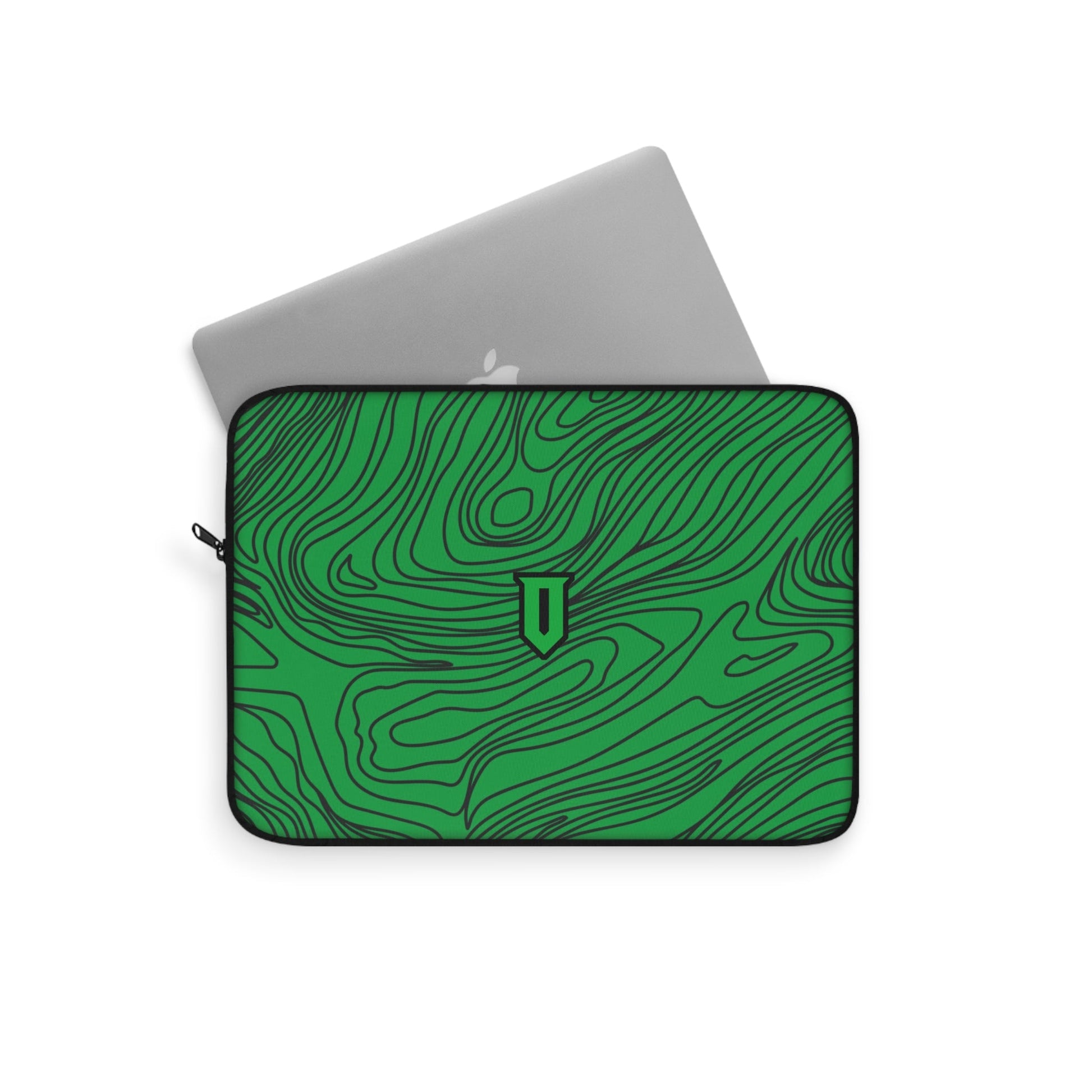 Green Damascus Laptop Sleeve - Optimus