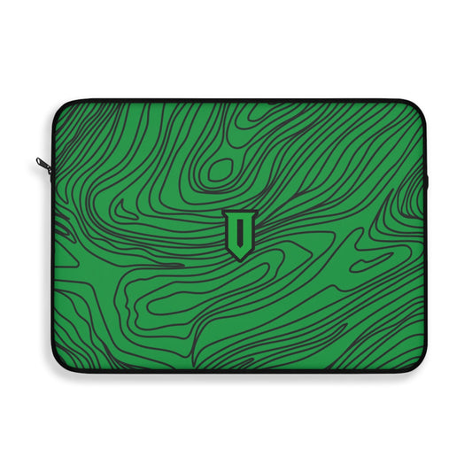 Green Damascus Laptop Sleeve - Optimus