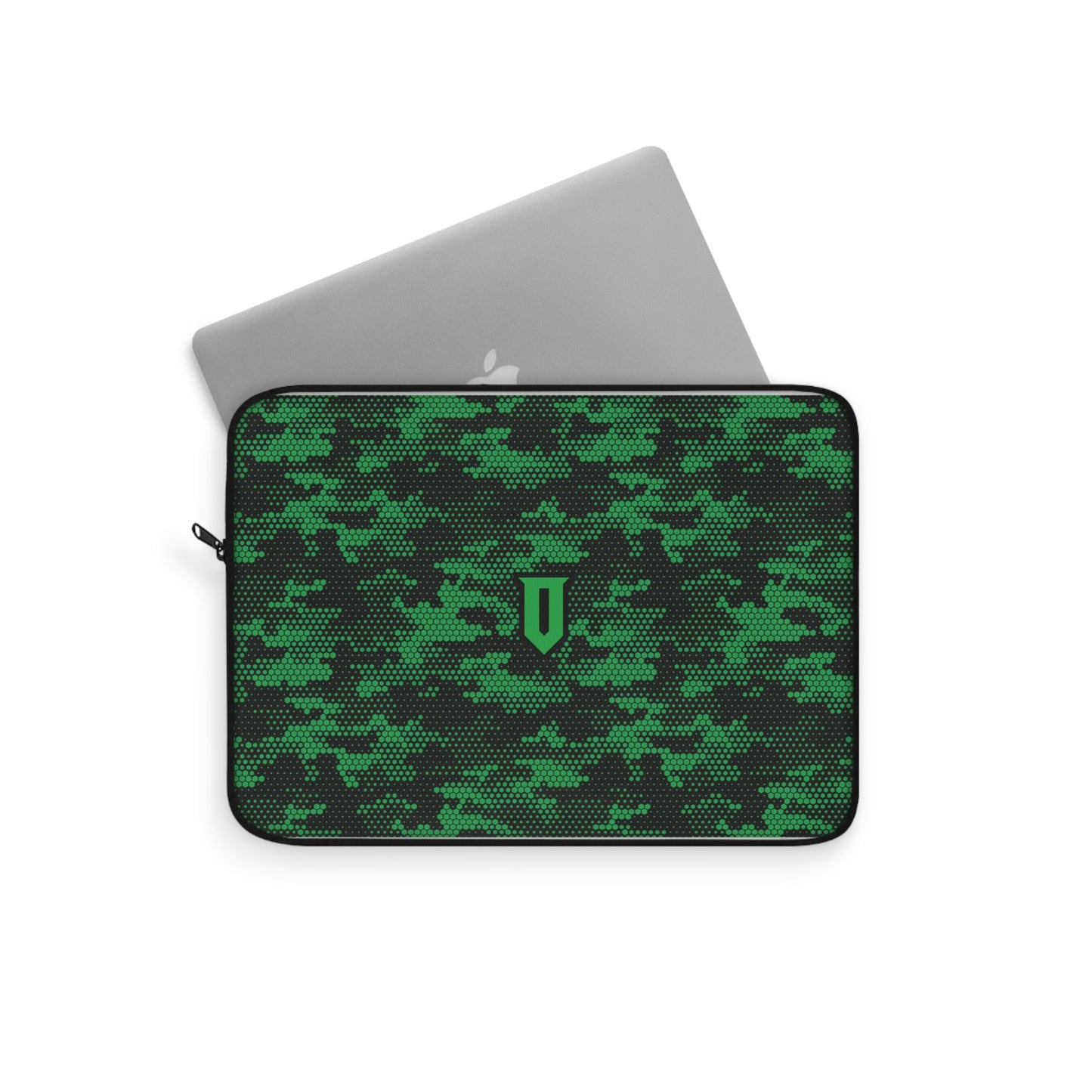 Green Hex Camo Laptop Sleeve - Optimus