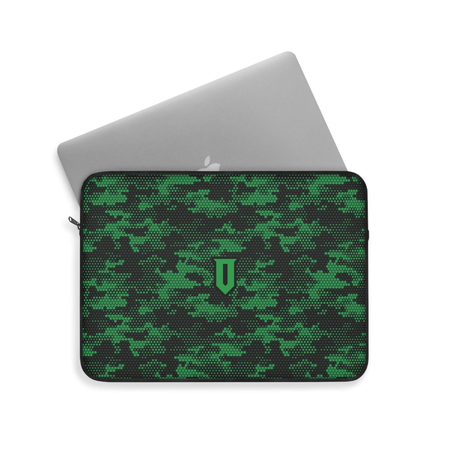 Green Hex Camo Laptop Sleeve - Optimus