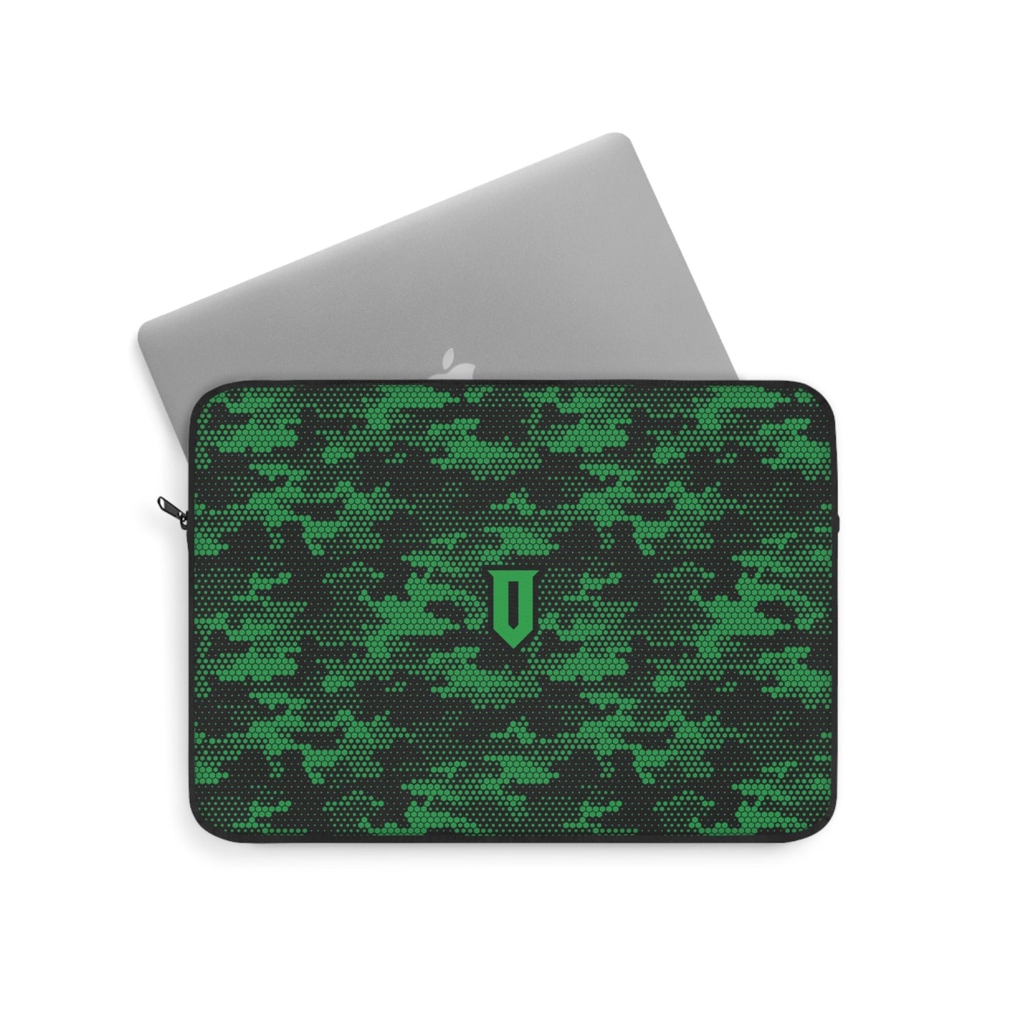 Green Hex Camo Laptop Sleeve - Optimus