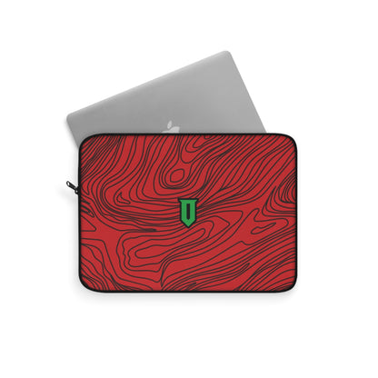 Red Damascus Laptop Sleeve - Optimus