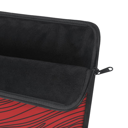 Red Damascus Laptop Sleeve - Optimus