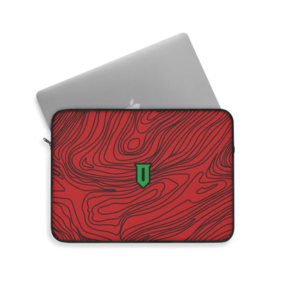 Red Damascus Laptop Sleeve - Optimus