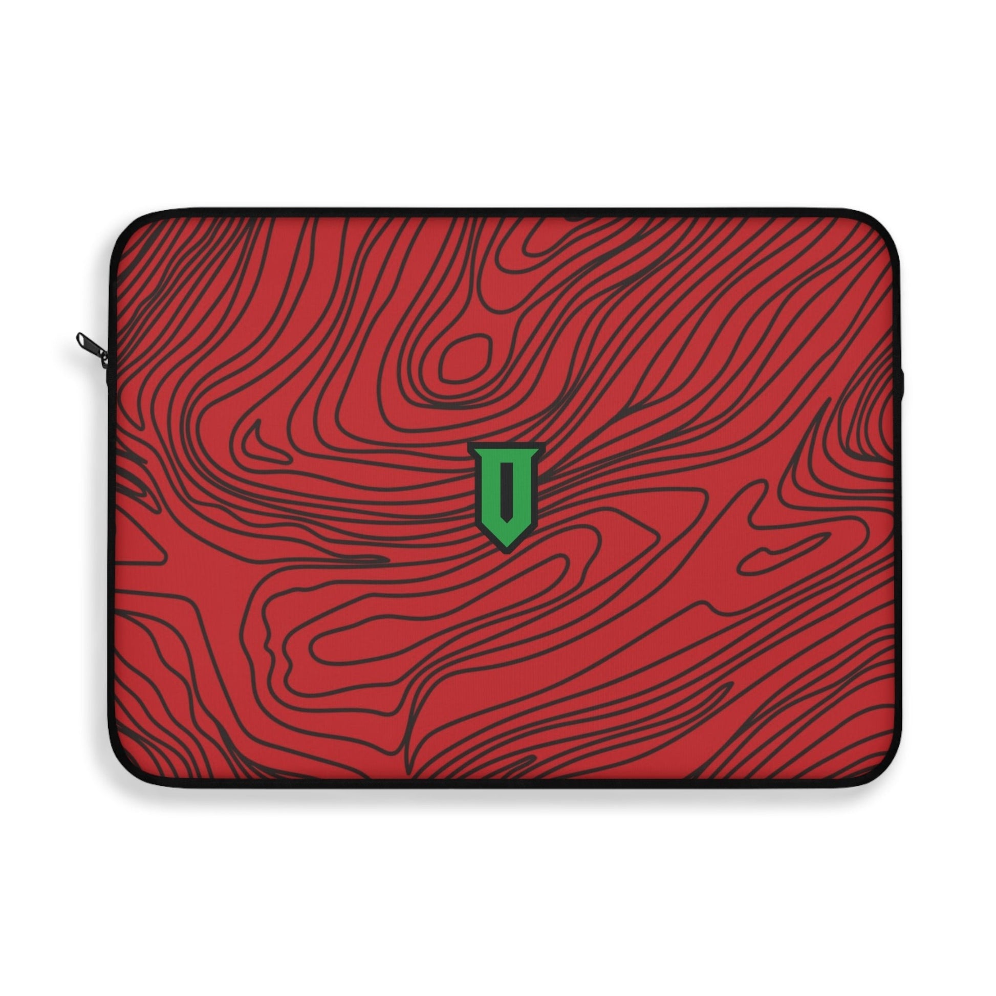 Red Damascus Laptop Sleeve - Optimus