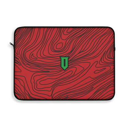 Red Damascus Laptop Sleeve - Optimus