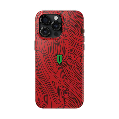 Red Damascus Phone Case - Optimus