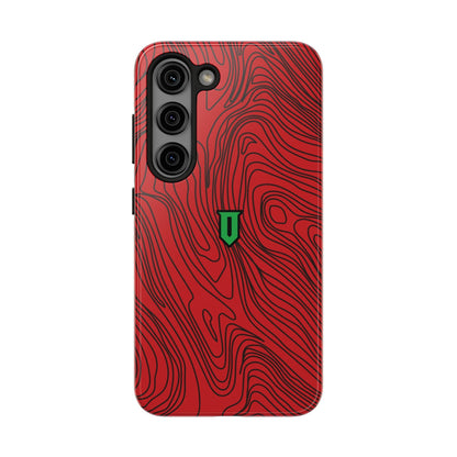 Red Damascus Phone Case - Optimus