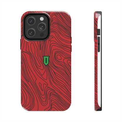 Red Damascus Phone Case - Optimus