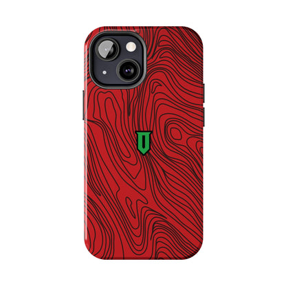 Red Damascus Phone Case - Optimus