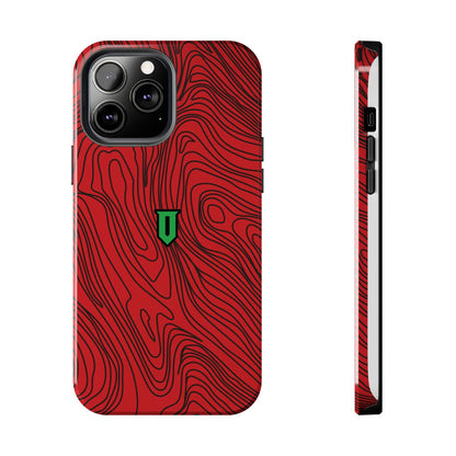 Red Damascus Phone Case - Optimus