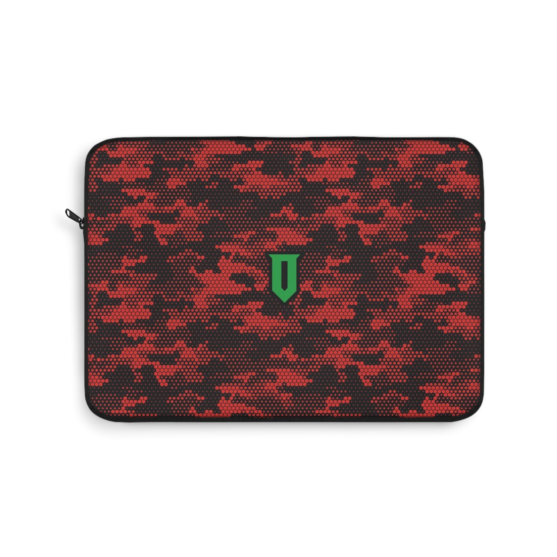 Red Hex Camo Laptop Sleeve - Optimus