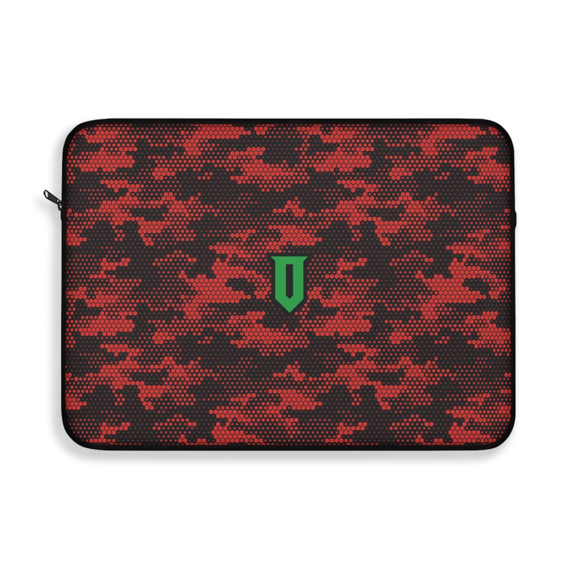 Red Hex Camo Laptop Sleeve - Optimus