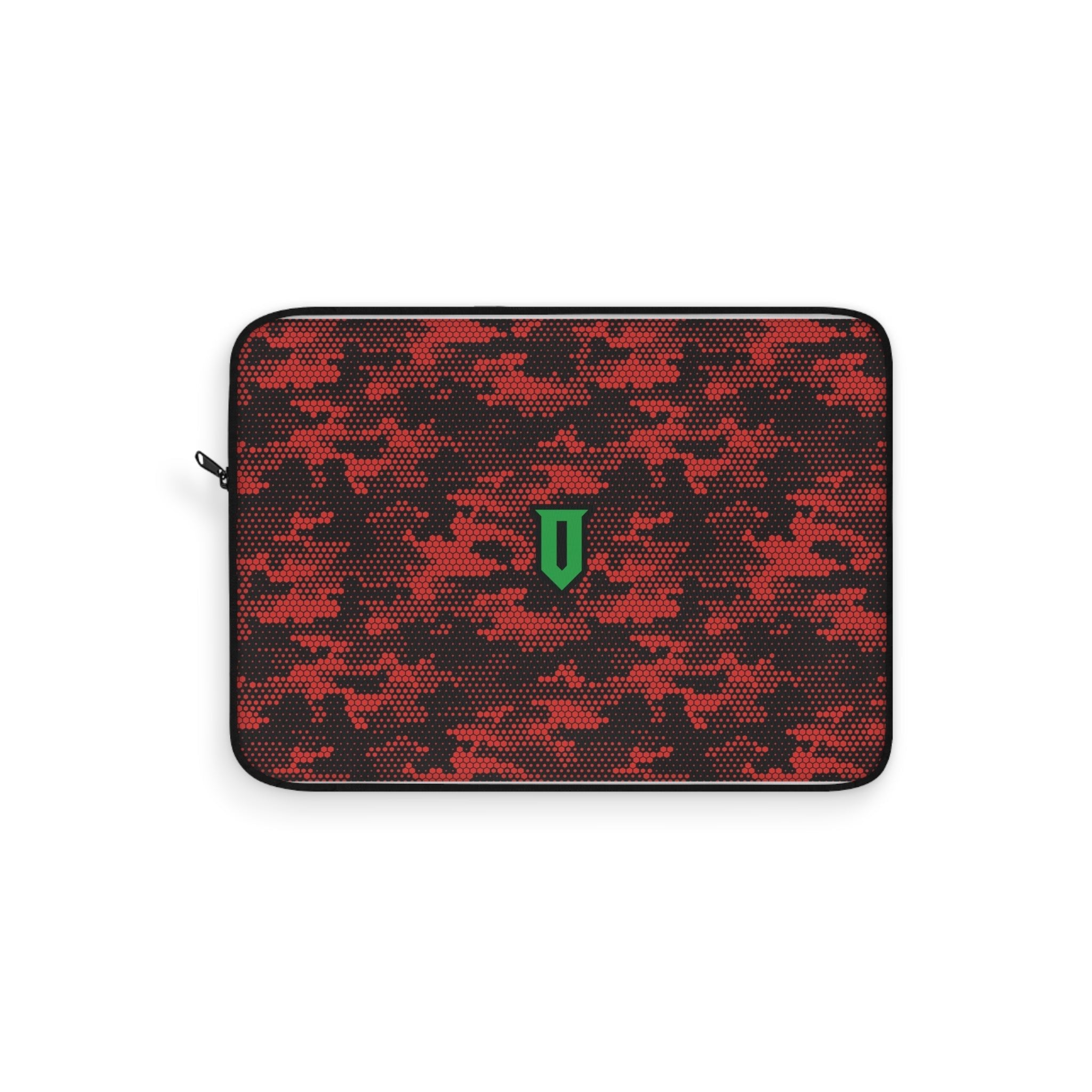 Red Hex Camo Laptop Sleeve Optimus