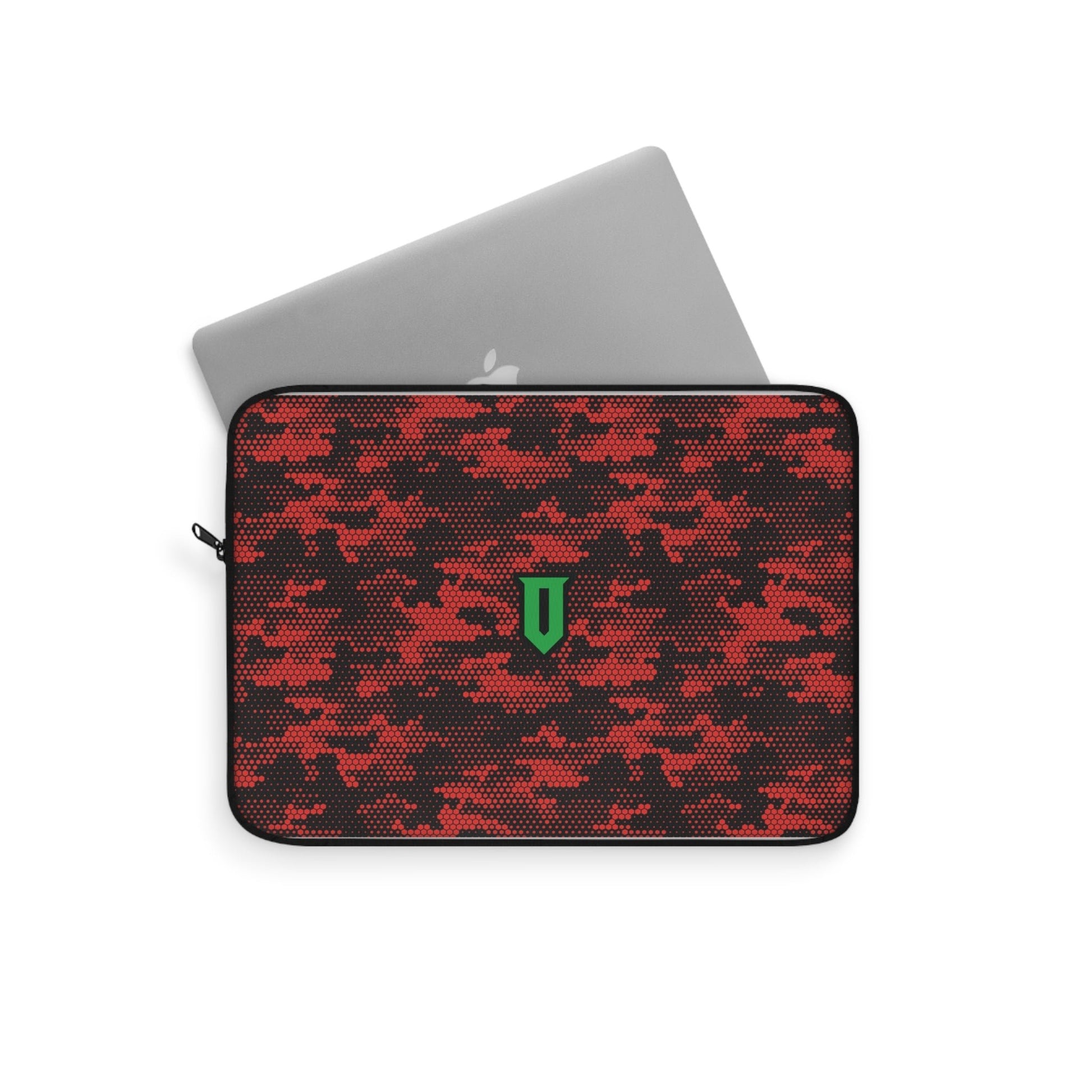 Red Hex Camo Laptop Sleeve - Optimus