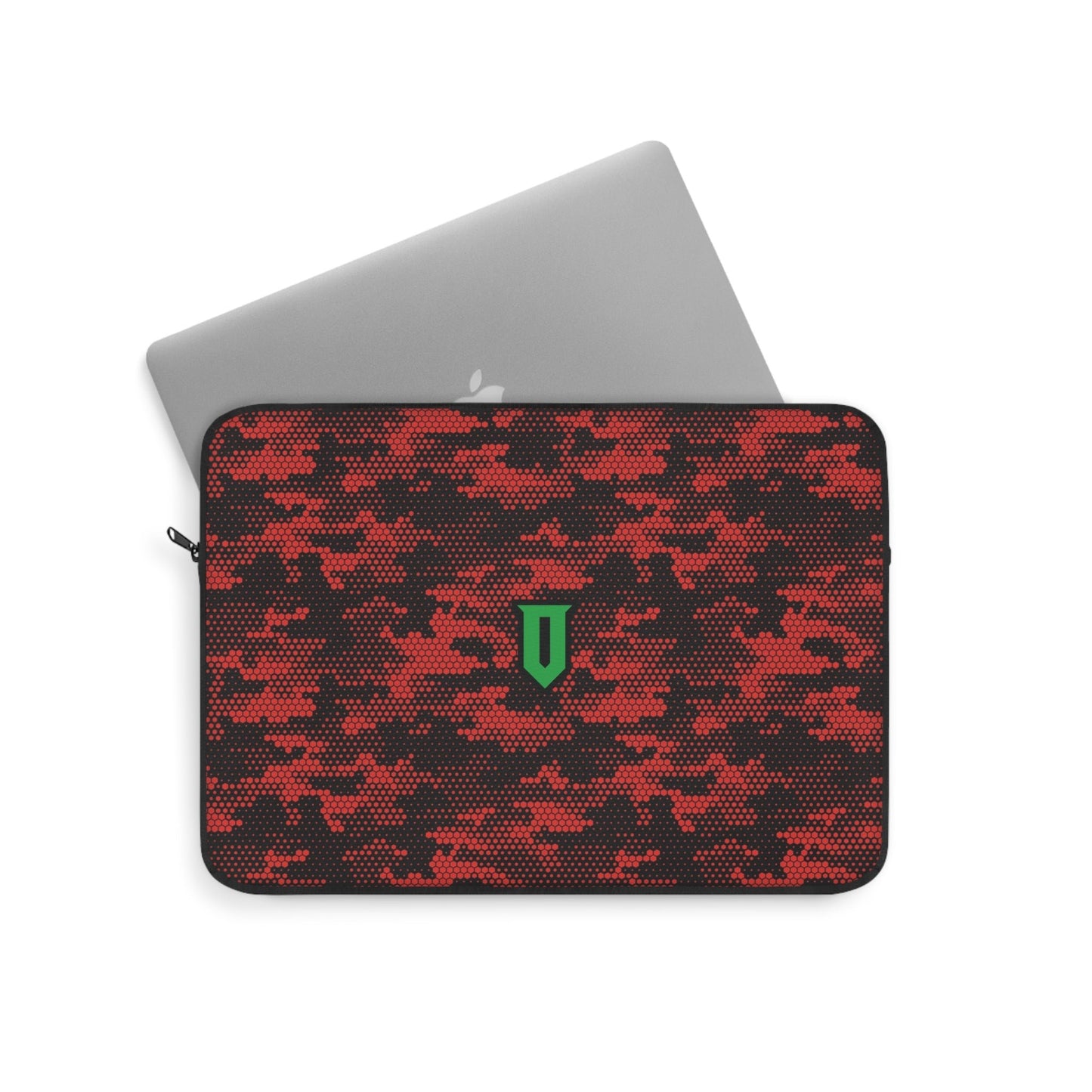 Red Hex Camo Laptop Sleeve - Optimus