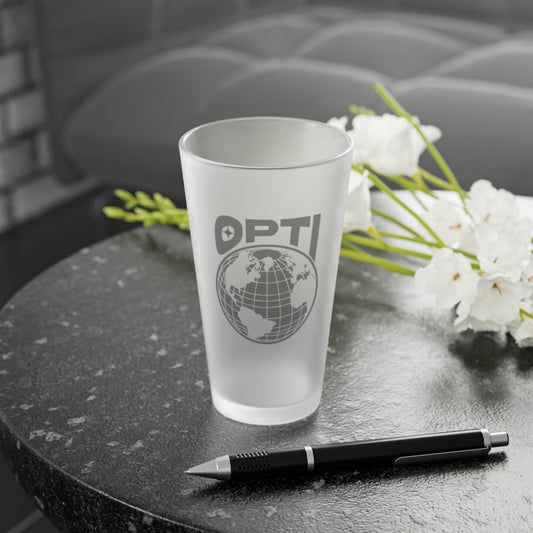 Opti Frosted Pint Glass [Limited Edition] - Optimus