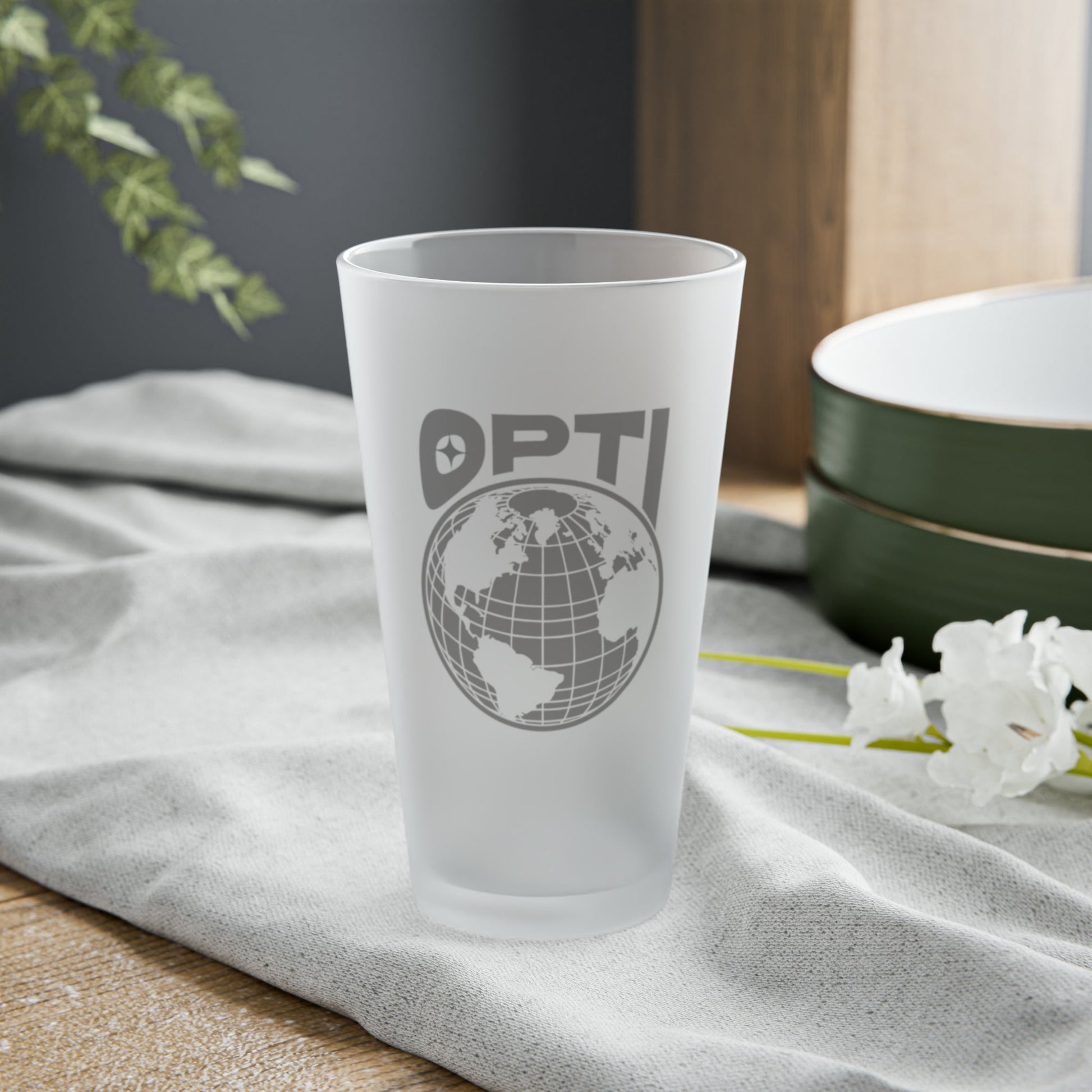 Opti Frosted Pint Glass [Limited Edition] - Optimus
