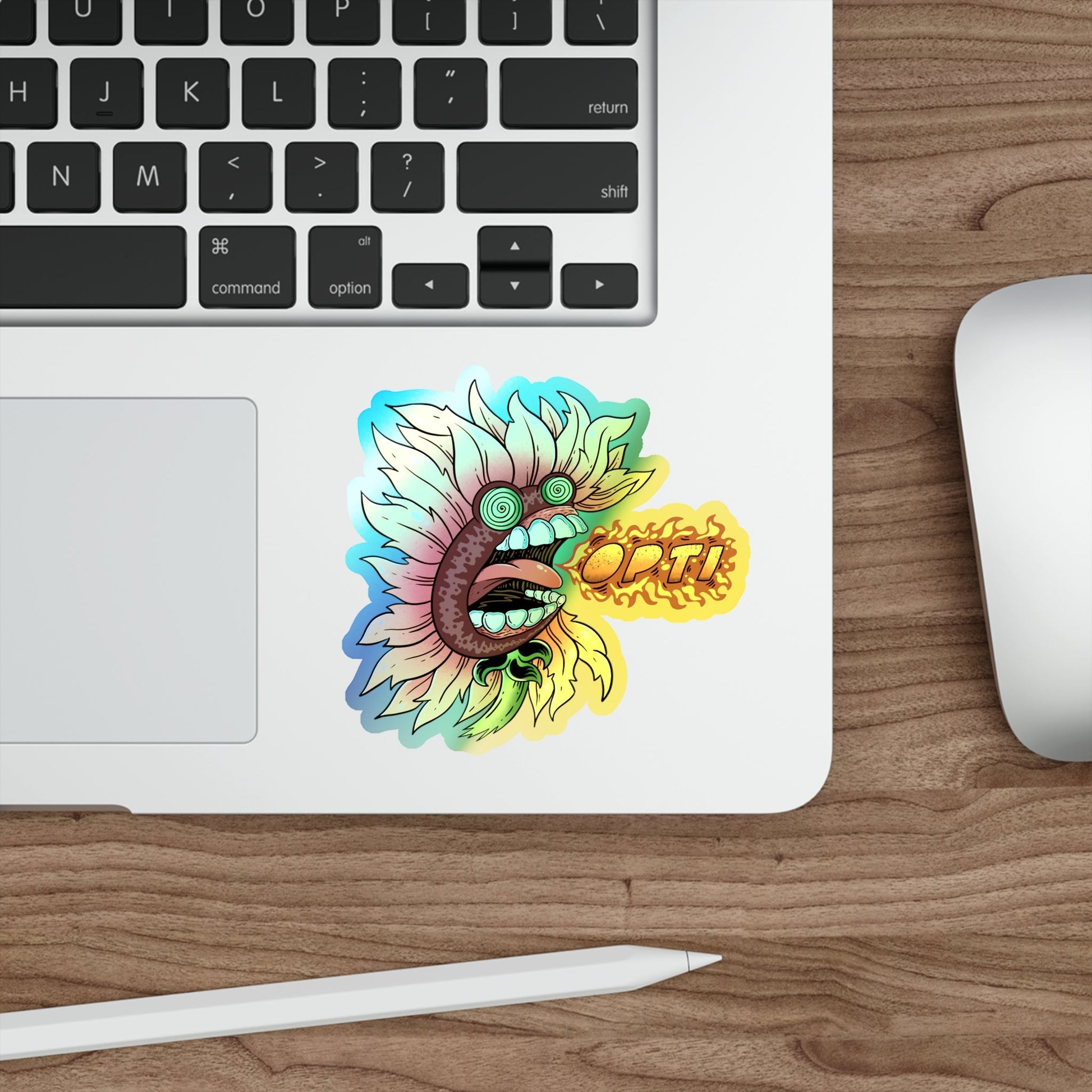 Optimus Fireflower Holo Sticker - Optimus