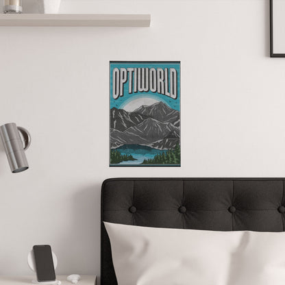 Optiworld Blue Poster - Optimus